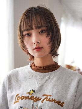 ヘアメイク アージュ 天神西通り店(HAIR MAKE age) ショート 顔周りレイヤー