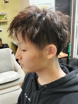 ひみつきち くしゅっと動く無造作ヘア