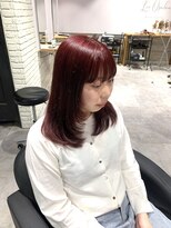 リーオオサカ(Lee Osaka)&nbsp;ボルドーカラー×レイヤーカット
