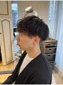 メンズカットパーマ　ツイストスパイラル