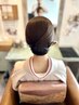 和装ヘアセット＋訪問着着付けコース(結婚式,卒入学式,お宮参り,七五三など)