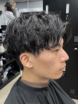 フイ 代々木(Hui) ハイトーンカラー/マッシュパーマ/men's/