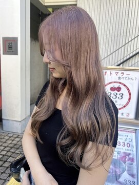 ロア 福岡天神本店(LORE) ダブルカラーベージュカラーケアブリーチカラーハイトーンカラー