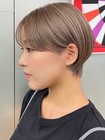 マックス フォー ヘアー(MAX FOR HAIR) マッシュショート×ブリーチカラーベージュ◎