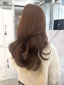 アリュウル 表参道(ALLURE) 艶ベージュ＊ミルクベージュiブリーチ無しダブルカラー