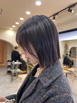 シム 千葉(sim) 切りっぱなしボブ　stylist今井