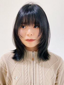 アイティー バイ アルバム 中野店(IT by ALBUM) ウルフレイヤーウルフカットミディアム顔周りレイヤー_ba498321