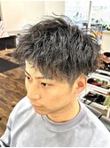 2ブロック/マッシュ/刈上げ/フェード/ナチュラル