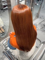 シアー(sheer) 《sheer /稲葉》#ブリーチ無しダブルカラー#オレンジカラー
