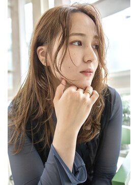 オリーブ ヘアー フィール(OLIVE hair feel) 顔回りレイヤー／ブリーチ無しカラー