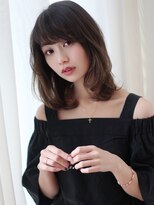 マイラ 銀座(myla) ミニウルフホワイトグレージュデジタルパーマチェリーブラウン