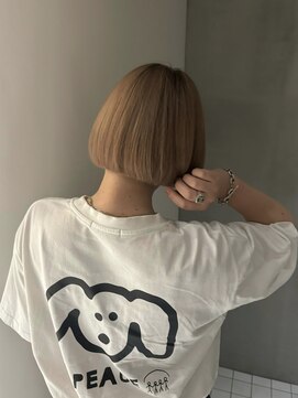 ローエ バイ デコ(Rohe by DECO) 【MAO】ボブ/ベージュ/ミルクティー/ブリーチ