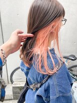 エミス バイ メルト 吉祥寺(emis by melt)&nbsp;【堀惠】インナーカラーオレンジ系20代30代40代吉祥寺ロング