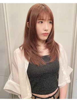 アーチテクトヘア(Architect hair by Eger) メテオカラー×レイヤー×ベージュ