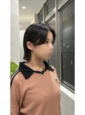 ヘイリーボブ/切りっぱなしボブ/耳掛け