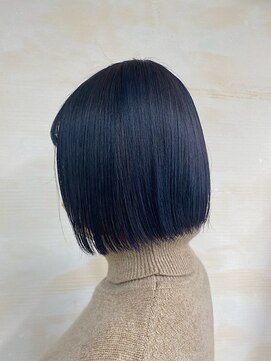 アンククロス 青山店(ANKH CROSS) 絹髪/髪質改善カラー/艶髪ストレート/ショートボブ