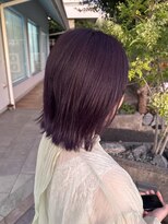 テクライズ 豊橋店(TECHRISE)&nbsp;☆髪質改善、バーガンディカラー×肩ラインボブ☆20代30代40代