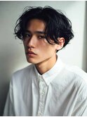 フェザーショート/刈り上げショート/ニュアンスデザイン/メンズ
