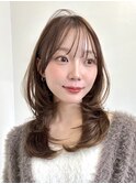 ミディアムレイヤーカットハッシュカットハイレイヤー髪質改善