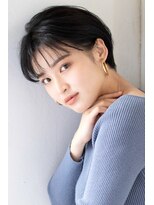 organic+tricot 所沢　ボブ/カラー/ハイライト/白髪ぼかし【1月7日NEWOPEN（予定）】 30代40代◎冬カラー◎ダークグレージュ×大人小顔ショート