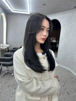 リッカ(LICCA)&nbsp;【柿本真優】顔周りカット/ブルーブラック/レイヤーカット