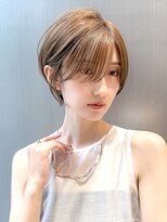 ハルキミナト ジャパン ヨコハマ(HARUKI MINATO japan YOKOHAMA)&nbsp;大人ショート/縮毛矯正/学割U24/ブルーカラー/くすみベージュ