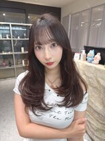 ロンドメリア 天神大名店(Lond Melia) イメチェンヘアスタイル小顔に見せるヘアココアベージュ