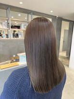 ロテ(LOTE.)&nbsp;着物ヘア/大人ガーリー/ダークアッシュ/似合わせカット/一宮