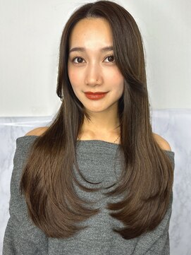 エニー 栄(Any) 韓国レイヤー×オリーブベージュ