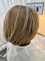 ヘアメイク リエル(Hair&Make Liel)&nbsp;明るめベージュの白髪ボカシカラー