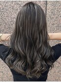 大人レイヤーカット白髪ぼかし脱白髪染め40代50代60代