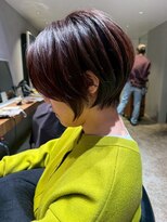 ナチュラル ヘアーデザイニング(Natural hair designing) 大人ハンサムショート/小顔カット/立体感/美フォルム/白髪ぼかし