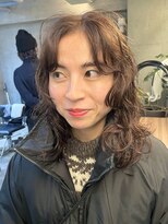 ナループロアボタン(Nalu pu loa BOTAN)&nbsp;ミディアムレイヤーパーマ