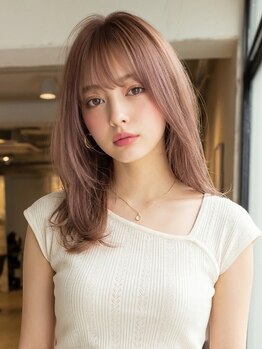 ソレ 森田店(SOLE.)の写真/透明感や大人の抜け感をカラーで演出！肌まで綺麗に魅せるカラーでトレンドスタイルに♪理想の仕上がりに＊