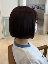 ヘアーサロン リアン 熊谷2号店(hair salon Rien)&nbsp;ツヤ感カシスブラウンボブ☆彡