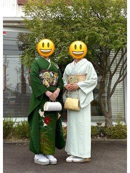 テンリッチ(tenrich)の写真/成人式・卒業式はプロにお任せ！振袖・袴・訪問着の着付け＆ヘアセット☆早朝予約も電話でOK♪