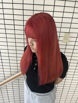 シャルティア 岩国(SHALLTIA)&nbsp;ハイトーン/ケアブリーチ/暖色系カラー/ピンクレッド/夏カラー