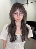 ゆるふわレイヤー×ラベンダーグレージュ