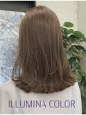 ミディアムレイヤースタイル