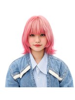 ココ 横浜(coco) ★ペールピンク×デザインレイヤーボブ