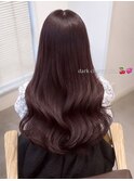 ダークチェリーピンク＊ブラウン＊韓国風暗髪＊担当ami