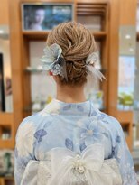 プランタンアヴェダ(printemps AVEDA)&nbsp;浴衣ヘアアレンジ☆