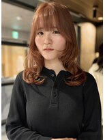 シア 富雄店(Sia.) pink coral ×hush cut