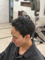 オアゾバーバー(OAZO BARBER)&nbsp;スパイキーショート/短髪ヘア/刈り上げ無/ビジネスショート