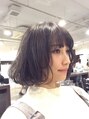 アビー(ABBEY)&nbsp;小田嶋サロンワークスタイルバング有りのバルーンボブ