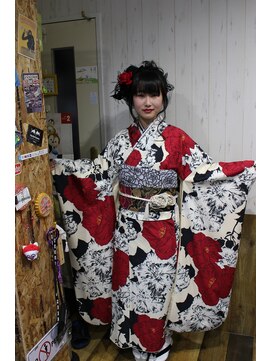 カットハウス 夢(CUT HOUSE 夢) 振袖着付け