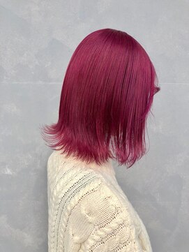 へアメイクワンプラス 四日市(HAIR MAKE ONEplus) カラ―バター ピンク