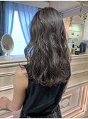 抜群の透明感*シアグレージュカラー*