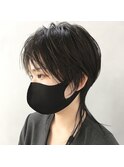 20代30代40代ショートウルフレイヤーポイントハイライト