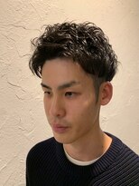 ソレイユ オム シンサカエ(SOLEIL HOMME SHINSAKAE) メンズの定番ツーブロック×ハードパーマ☆